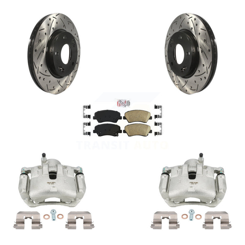 Transit Auto KCD-100257N Disc Brake Kit for 2012 Hyundai Veloster - Front product image