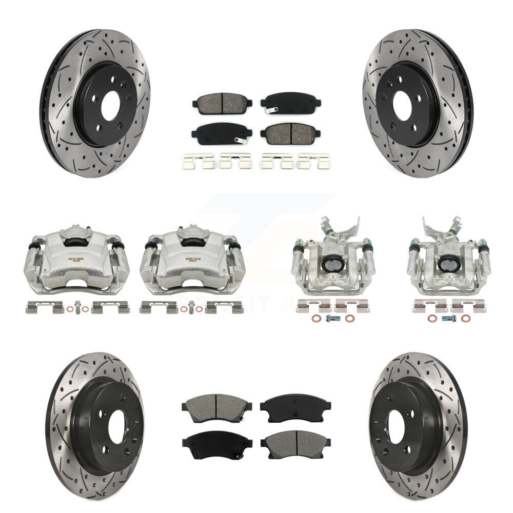 Transit Auto KCD-100257S Disc Brake Kit for 2013-2014 Chevrolet Sonic - Front and Rear product image