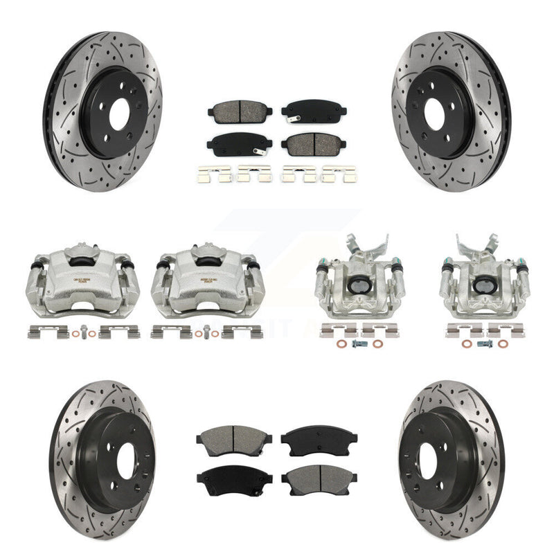 Transit Auto KCD-100257S Disc Brake Kit for 2013-2014 Chevrolet Sonic - Front and Rear product image