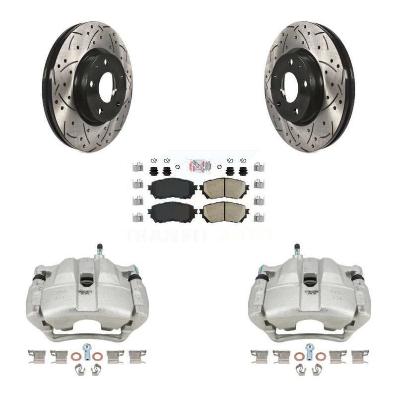 Transit Auto KCD-100258N Disc Brake Kit for 2014-2018 Mazda 6 - Front product image