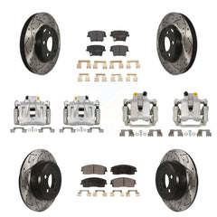 Transit Auto KCD-100258P Disc Brake Kit for 2005-2011 Chrysler 300, Dodge Challenger, Dodge Charger & more - Front and Rear product image