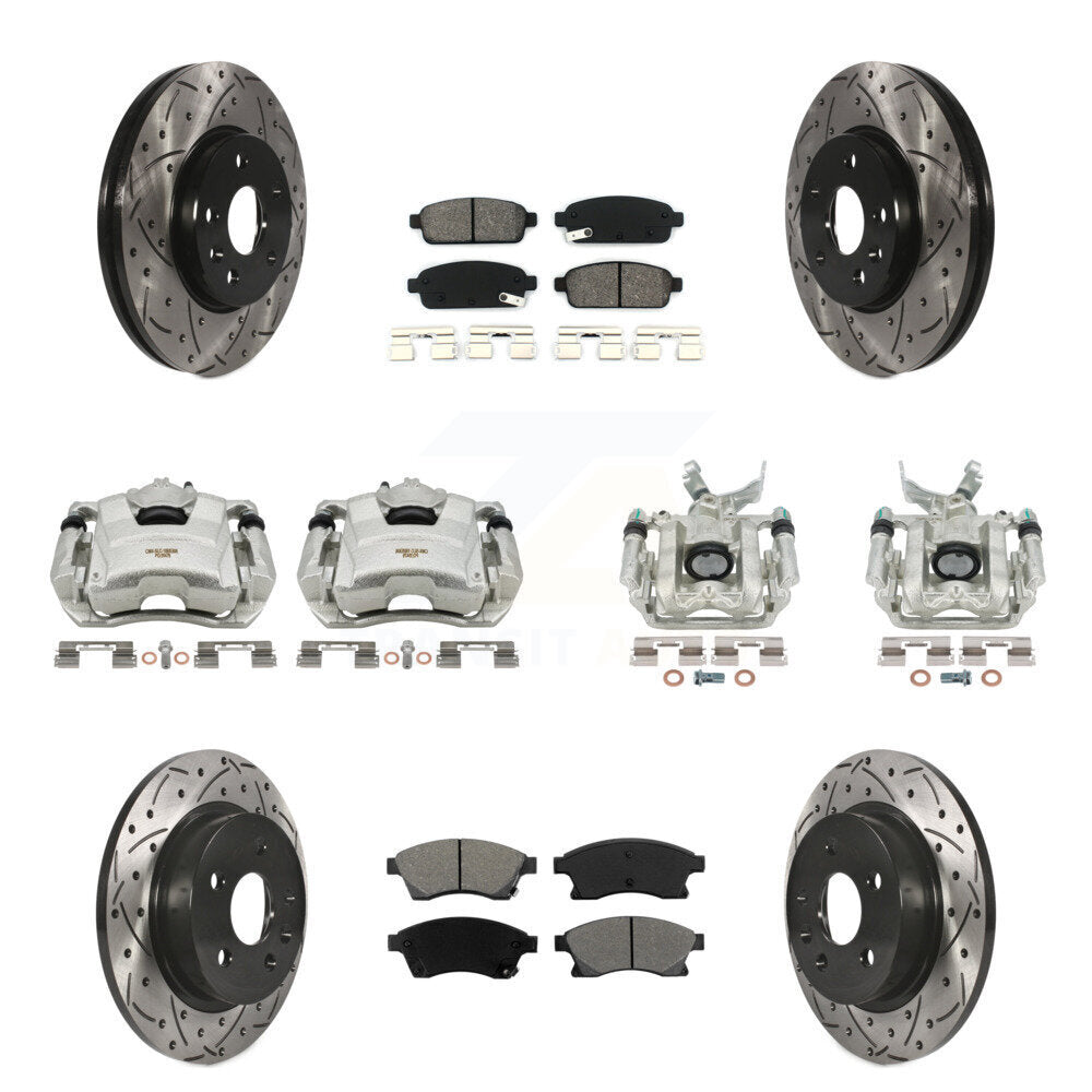 Transit Auto KCD-100259S Disc Brake Kit for 2014-2016 Chevrolet Sonic - Front and Rear product image