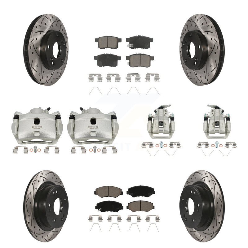 Transit Auto KCD-100260C Disc Brake Kit for 2013-2017 Honda Accord - Front and Rear product image