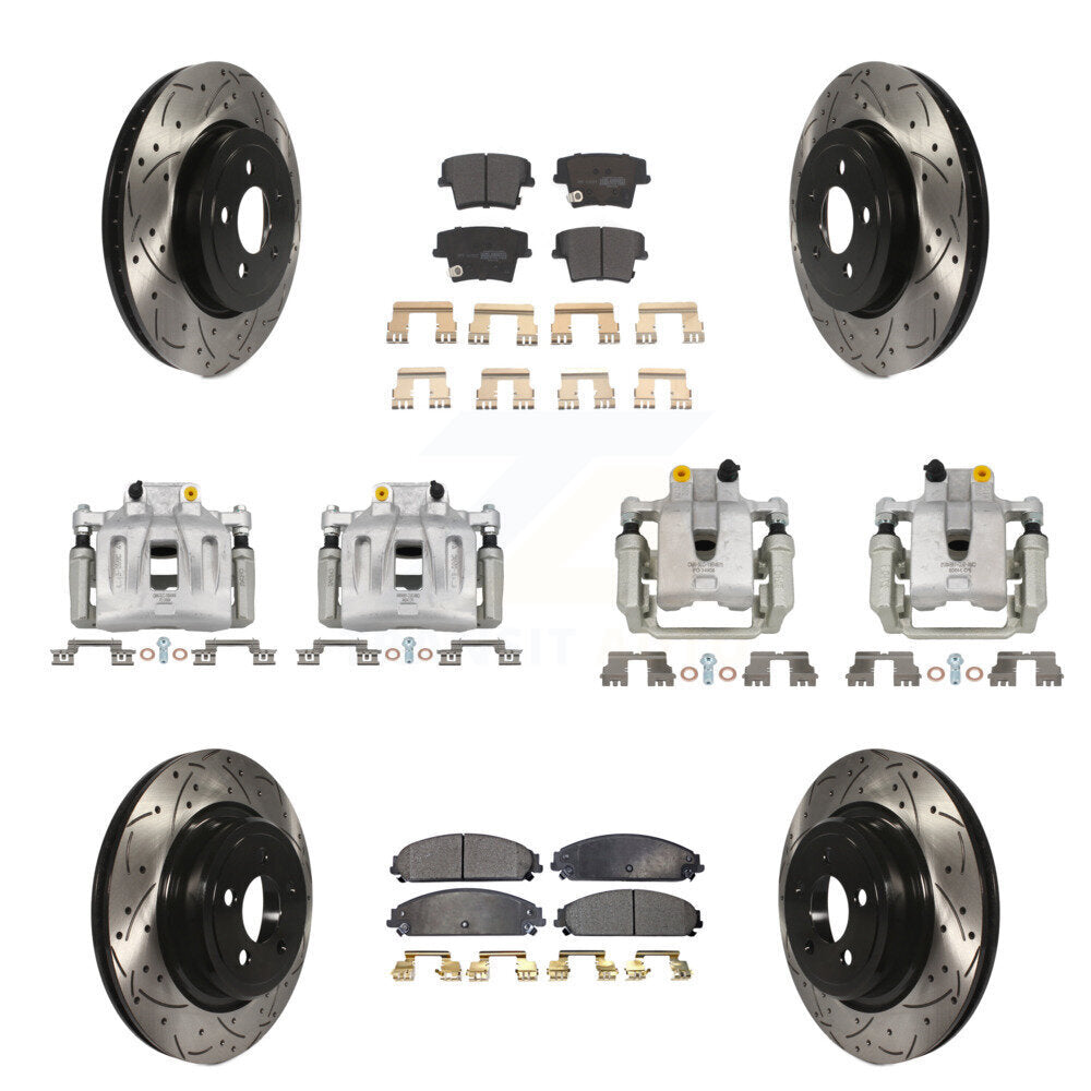 Transit Auto KCD-100260P Disc Brake Kit for 2011 Dodge Charger - Front and Rear product image