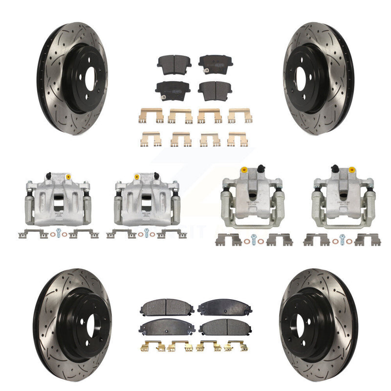 Transit Auto KCD-100260P Disc Brake Kit for 2011 Dodge Charger - Front and Rear product image