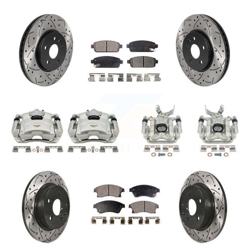 Transit Auto KCD-100260T Disc Brake Kit for 2013-2014 Chevrolet Sonic - Front and Rear product image