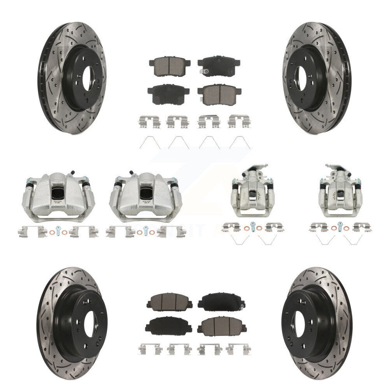 Transit Auto KCD-100262C Disc Brake Kit for 2013-2017 Honda Accord - Front and Rear product image