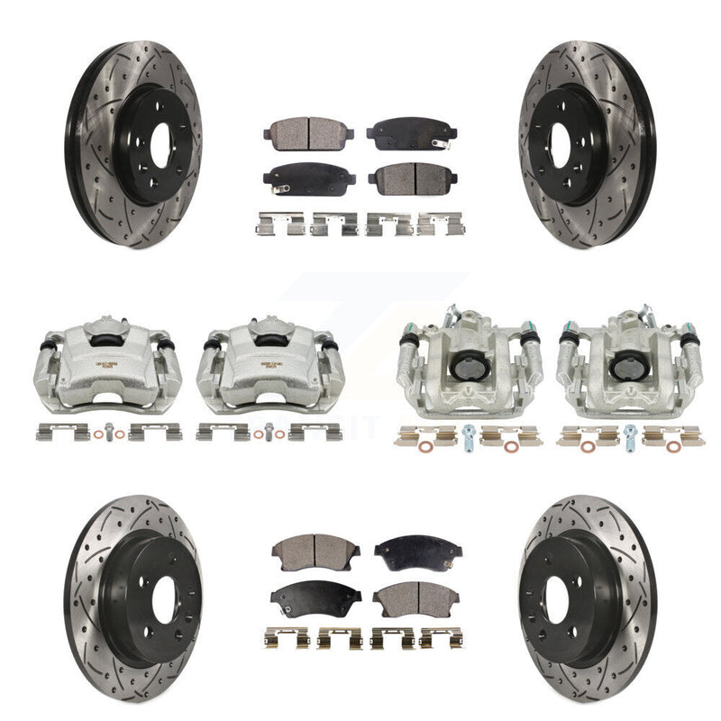 Transit Auto KCD-100262P Disc Brake Kit for 2011-2016 Chevrolet Cruze Limited, Chevrolet Cruze - Front and Rear product image