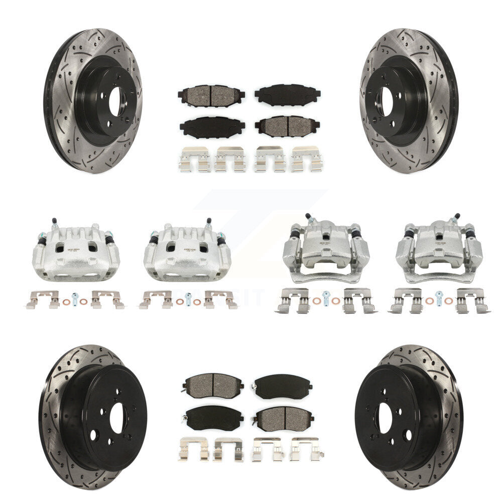 Transit Auto KCD-100262S Disc Brake Kit for 2011-2014 Subaru Impreza, Subaru Forester - Front and Rear product image
