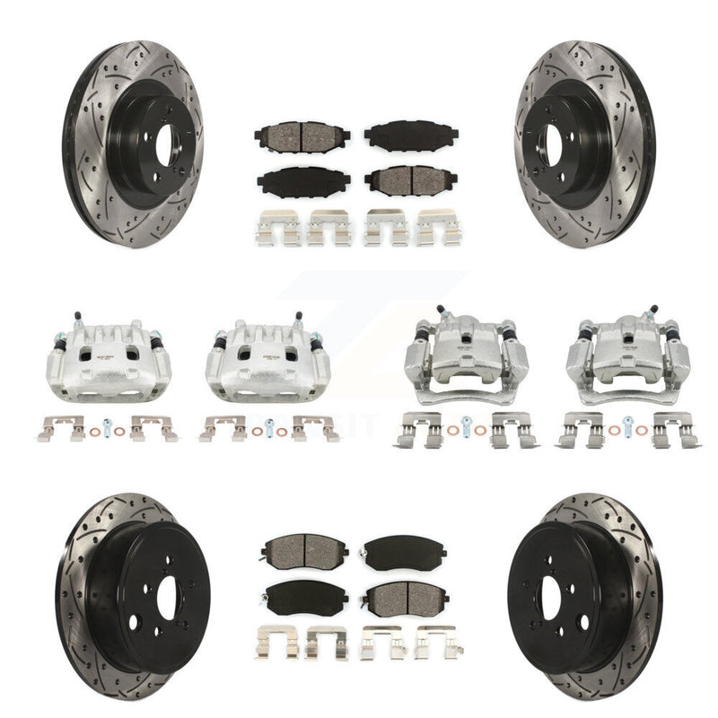 Transit Auto KCD-100262S Disc Brake Kit for 2011-2014 Subaru Impreza, Subaru Forester - Front and Rear product image
