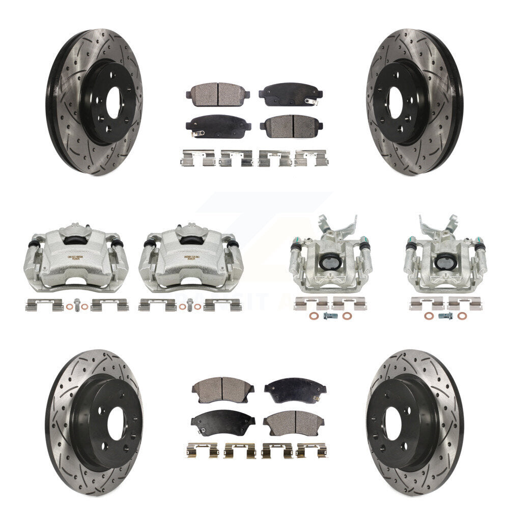 Transit Auto KCD-100262T Disc Brake Kit for 2014-2016 Chevrolet Sonic - Front and Rear product image