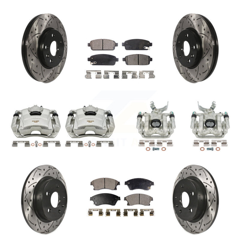 Transit Auto KCD-100262T Disc Brake Kit for 2014-2016 Chevrolet Sonic - Front and Rear product image