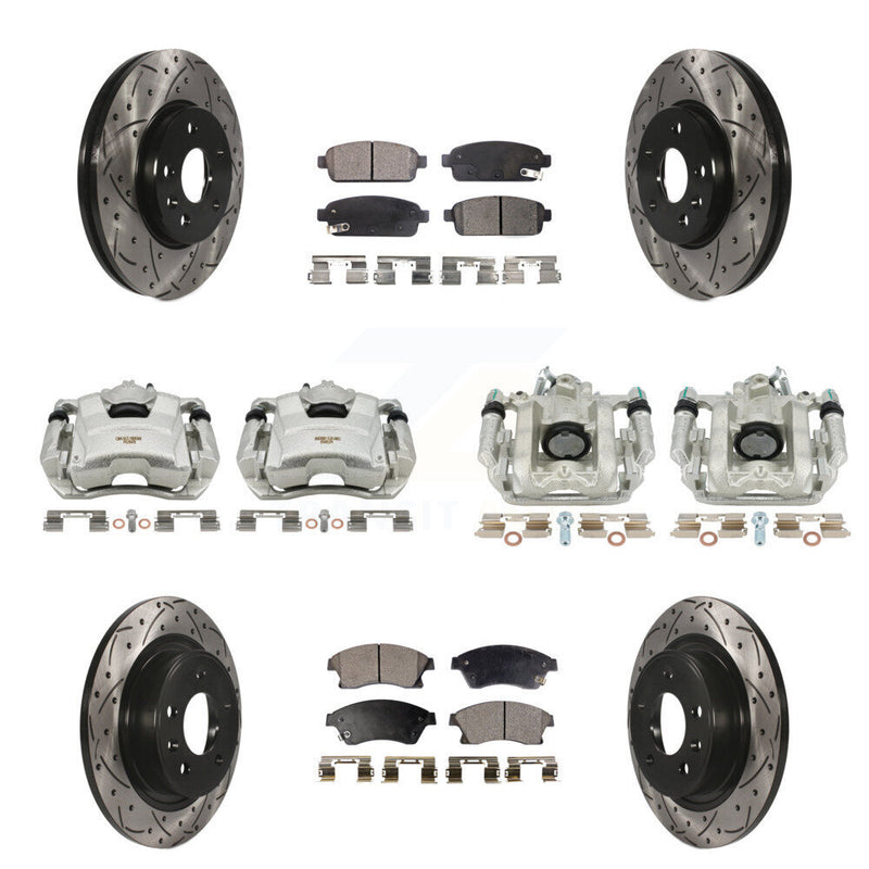 Transit Auto KCD-100263P Disc Brake Kit for 2013 Chevrolet Cruze - Front and Rear product image