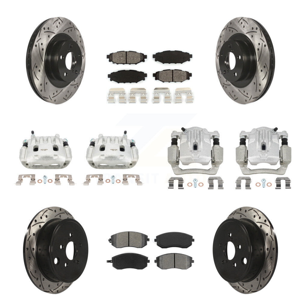 Transit Auto KCD-100263S Disc Brake Kit for 2010-2012 Subaru Legacy, Subaru Outback - Front and Rear product image