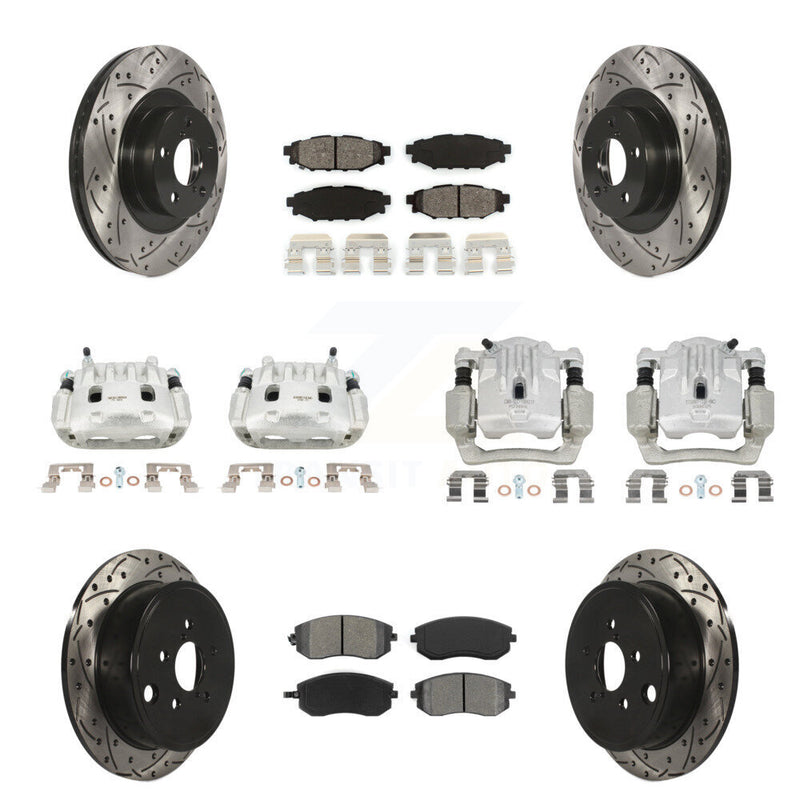 Transit Auto KCD-100263S Disc Brake Kit for 2010-2012 Subaru Legacy, Subaru Outback - Front and Rear product image