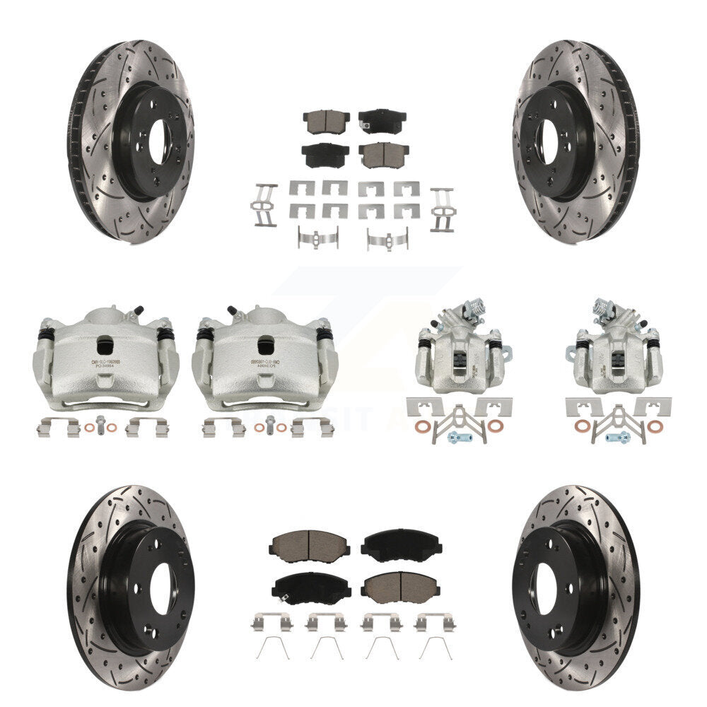 Transit Auto KCD-100264C Disc Brake Kit for 2015 Honda Civic - Front and Rear product image