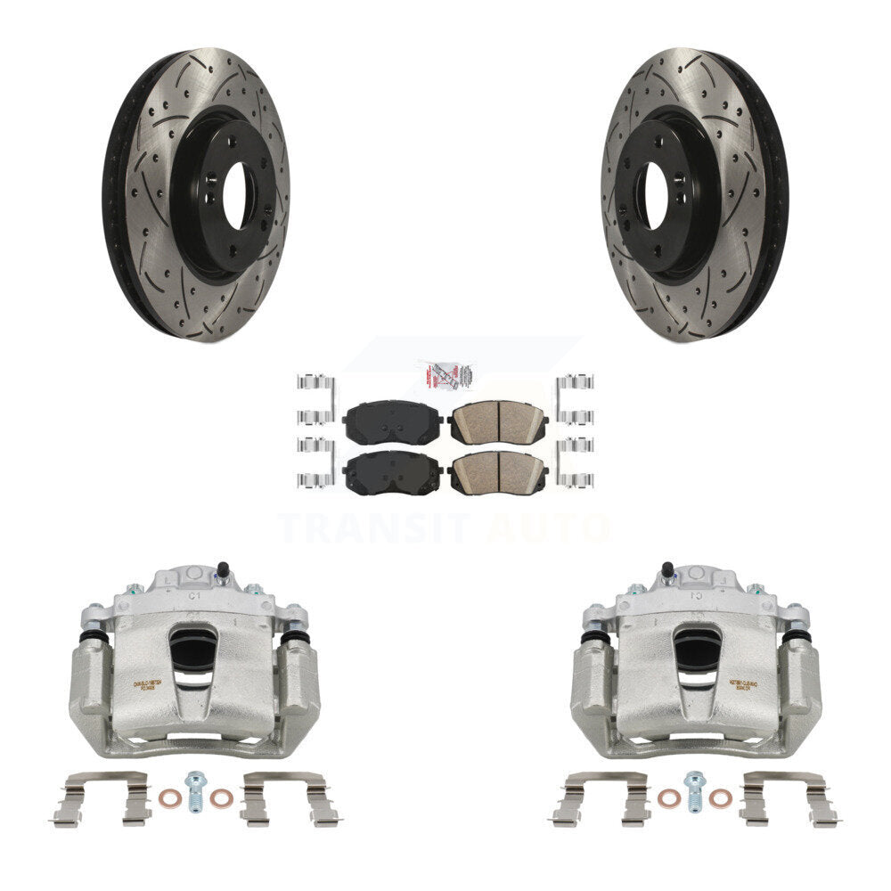 Transit Auto KCD-100264N Disc Brake Kit for 2016 Hyundai Sonata - Front product image