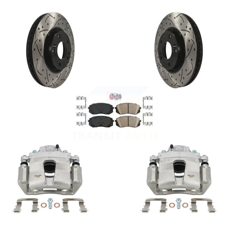 Transit Auto KCD-100264N Disc Brake Kit for 2016 Hyundai Sonata - Front product image