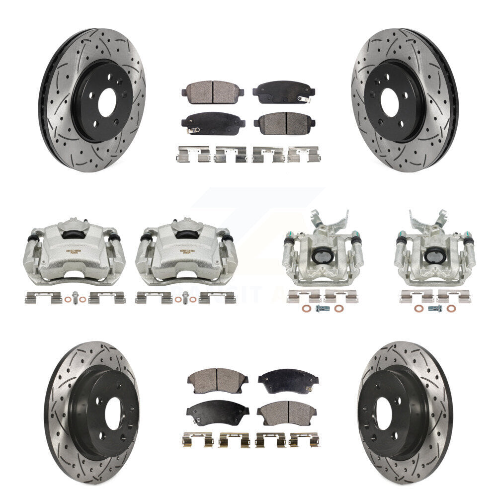 Transit Auto KCD-100264P Disc Brake Kit for 2013-2014 Chevrolet Sonic - Front and Rear product image