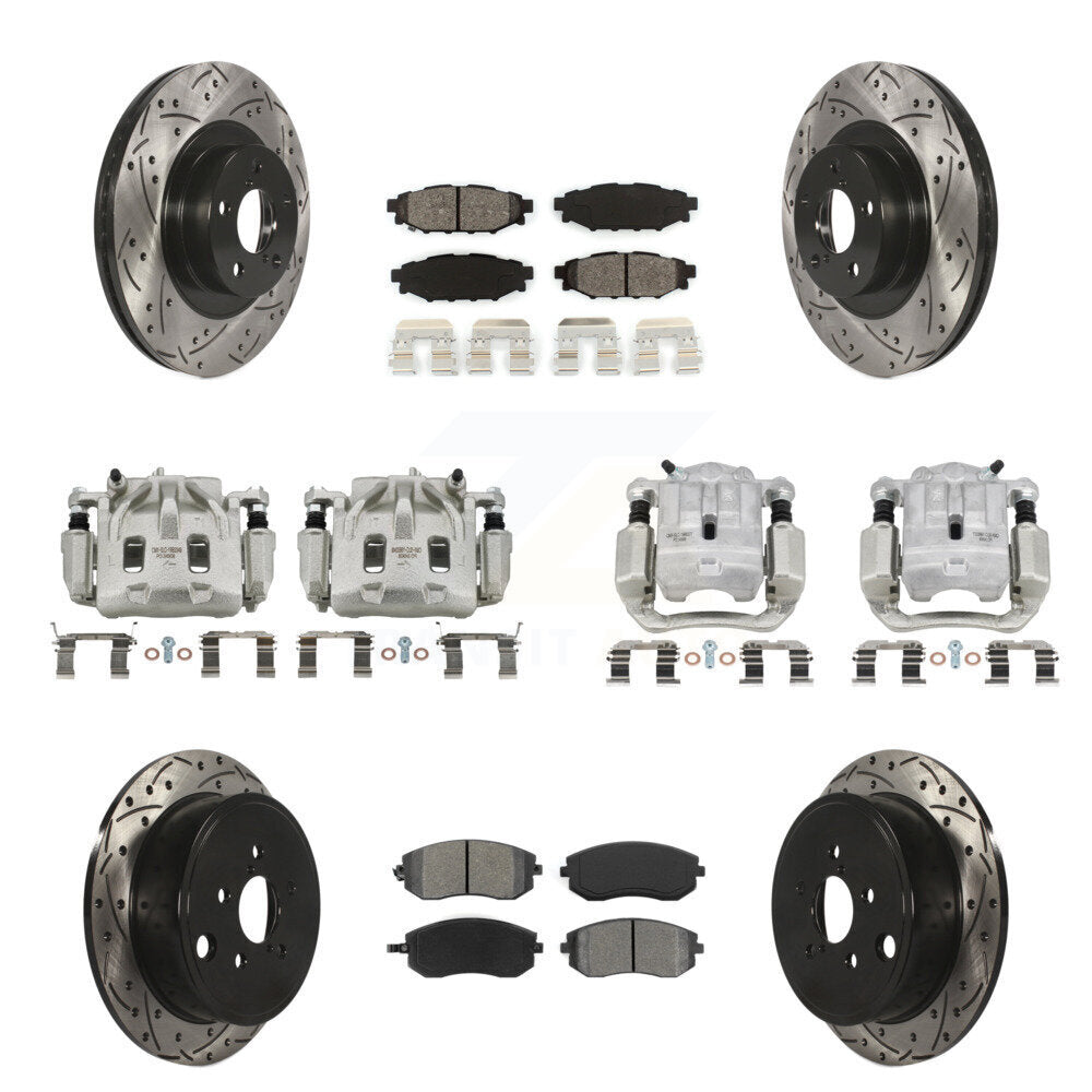 Transit Auto KCD-100264S Disc Brake Kit for 2012 Subaru Legacy - Front and Rear product image
