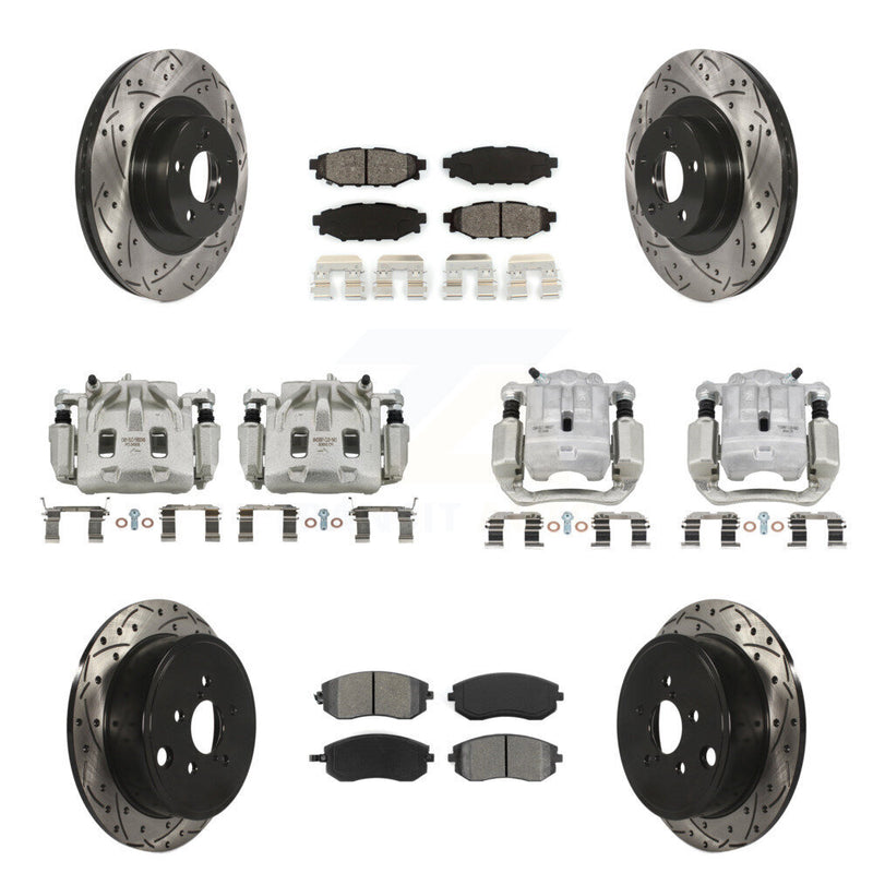 Transit Auto KCD-100264S Disc Brake Kit for 2012 Subaru Legacy - Front and Rear product image