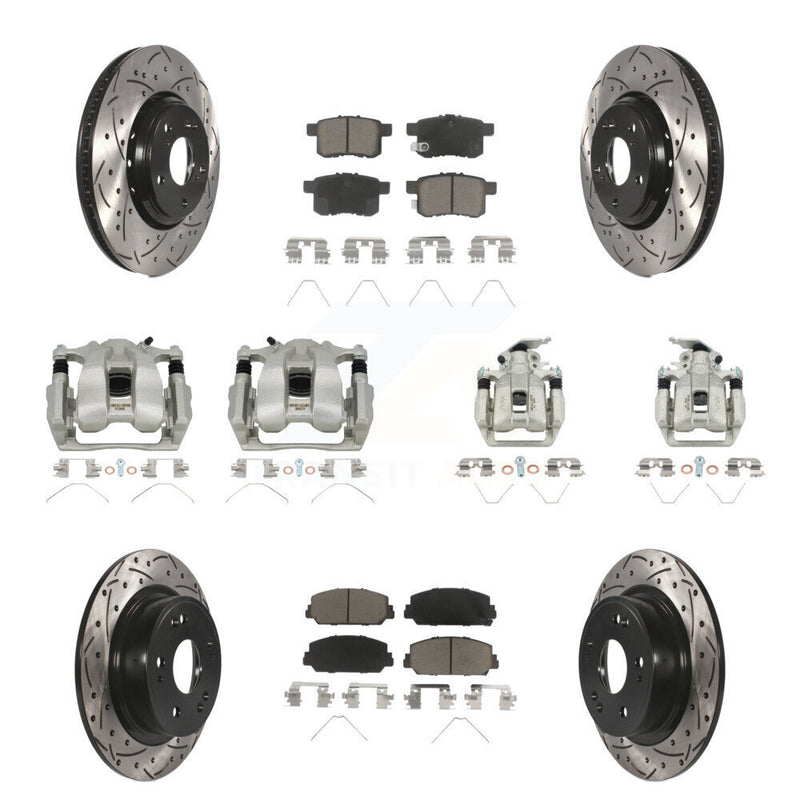 Transit Auto KCD-100265C Disc Brake Kit for 2016-2017 Honda Accord - Front and Rear product image