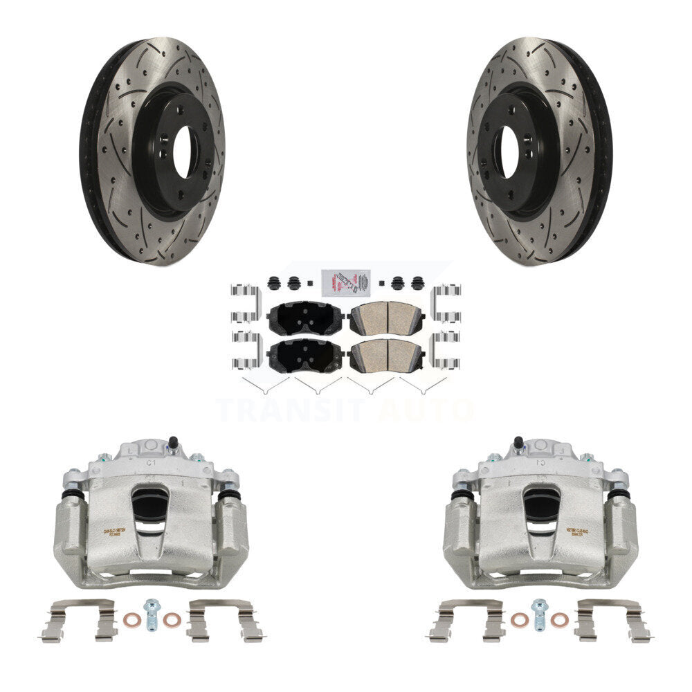 Transit Auto KCD-100265N Disc Brake Kit for 2016 Hyundai Sonata - Front product image