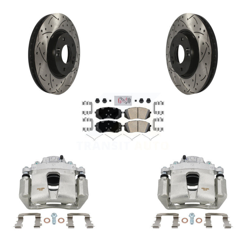 Transit Auto KCD-100265N Disc Brake Kit for 2016 Hyundai Sonata - Front product image
