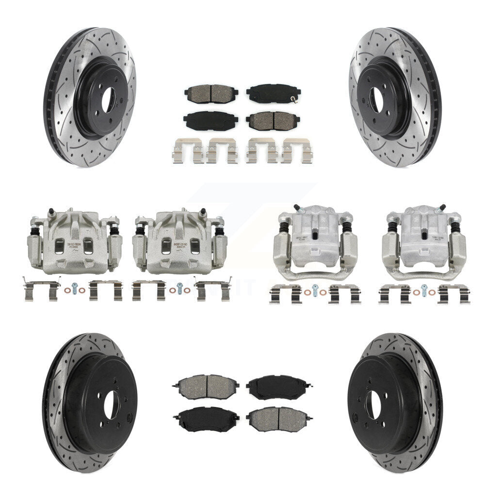 Transit Auto KCD-100265S Disc Brake Kit for 2010-2014 Subaru Legacy, Subaru Outback - Front and Rear product image
