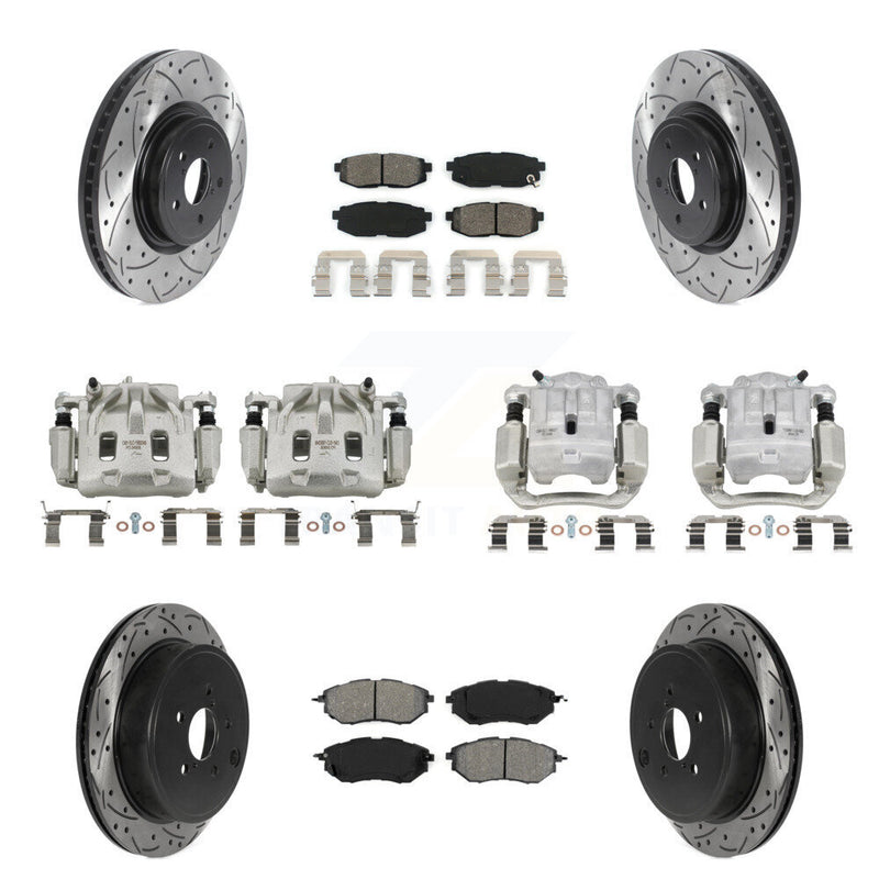 Transit Auto KCD-100265S Disc Brake Kit for 2010-2014 Subaru Legacy, Subaru Outback - Front and Rear product image