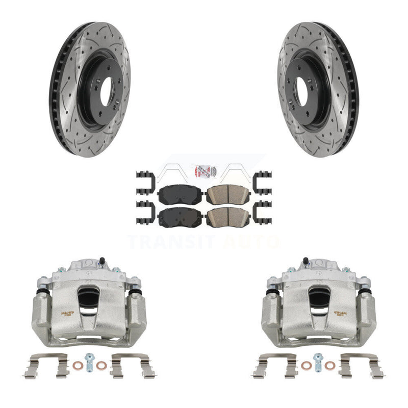 Transit Auto KCD-100266N Disc Brake Kit for 2016-2019 Kia Optima, Hyundai Sonata - Front product image
