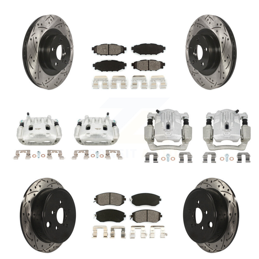 Transit Auto KCD-100266S Disc Brake Kit for 2013-2014 Subaru Legacy, Subaru Outback - Front and Rear product image