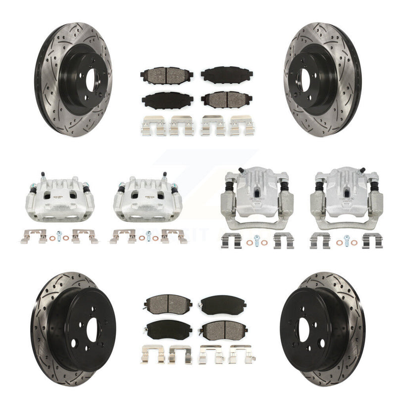 Transit Auto KCD-100266S Disc Brake Kit for 2013-2014 Subaru Legacy, Subaru Outback - Front and Rear product image