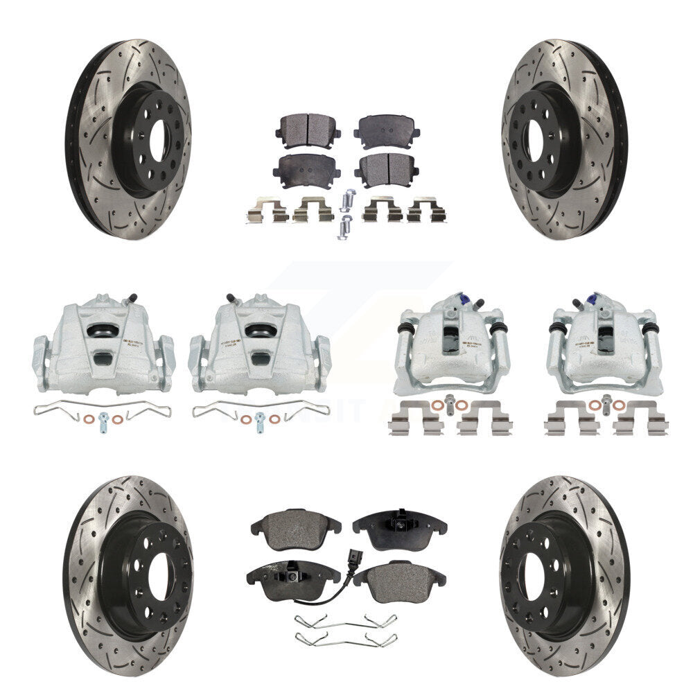 Transit Auto KCD-100266T Disc Brake Kit for 2009-2011 Volkswagen Tiguan - Front and Rear product image