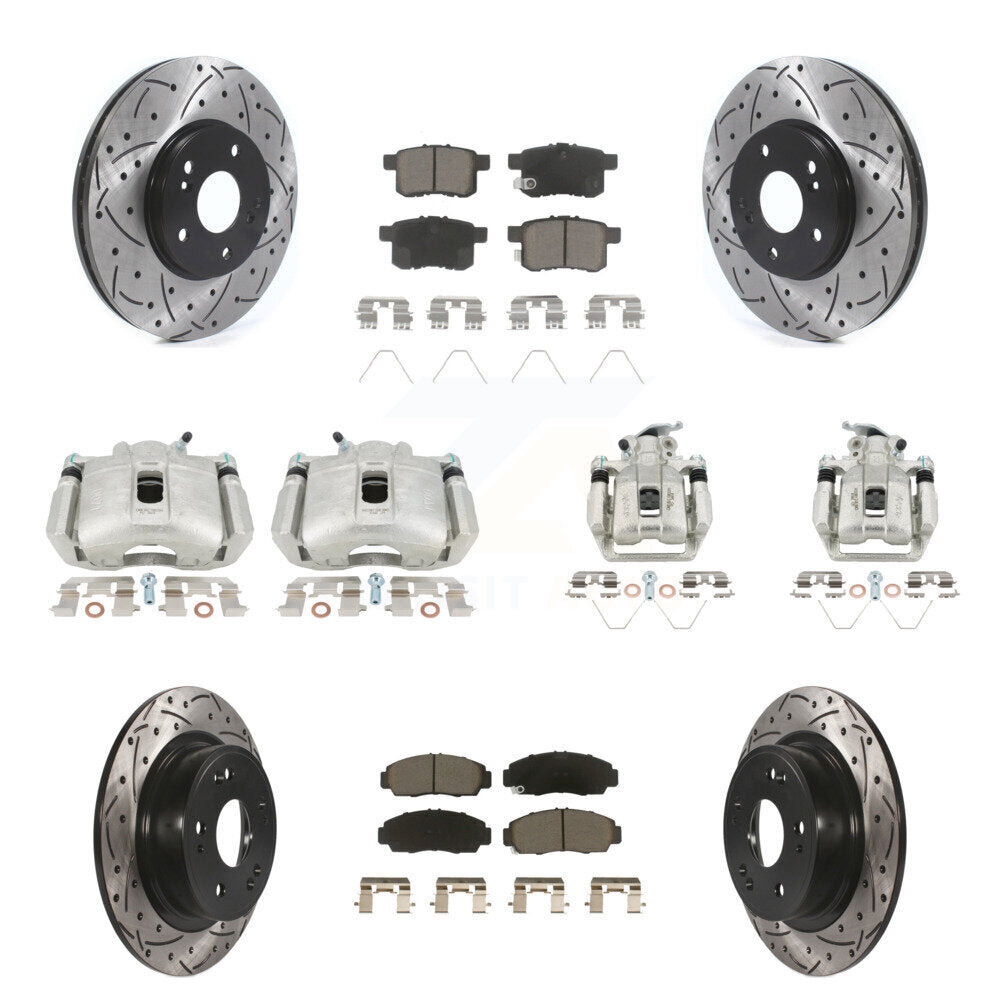 Transit Auto KCD-100267C Disc Brake Kit for 2008-2010 Acura TSX, Honda Accord - Front and Rear product image