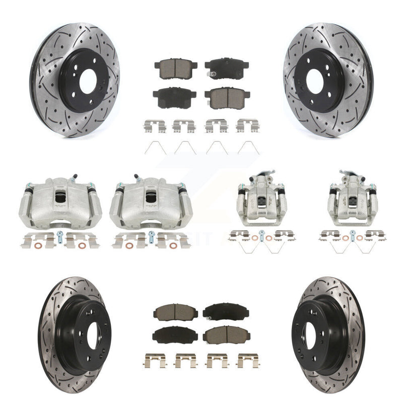 Transit Auto KCD-100267C Disc Brake Kit for 2008-2010 Acura TSX, Honda Accord - Front and Rear product image