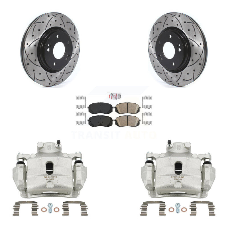 Transit Auto KCD-100267N Disc Brake Kit for 2016-2019 Hyundai Sonata, Kia Optima - Front product image