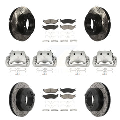 Transit Auto KCD-100268C Disc Brake Kit for 2005-2016 Ford F-450 Super Duty, International CF500, International CF600 & more - Front and Rear product image