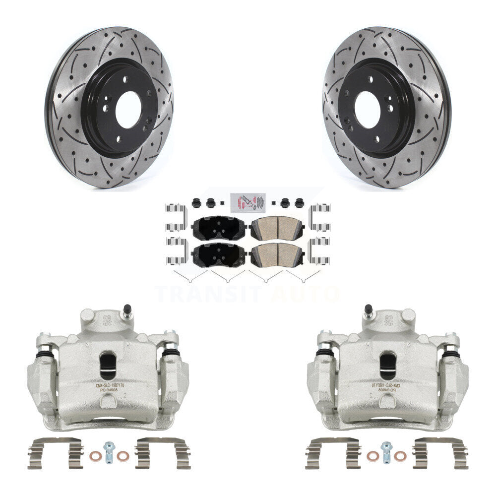 Transit Auto KCD-100268N Disc Brake Kit for 2016-2019 Hyundai Sonata, Kia Optima - Front product image