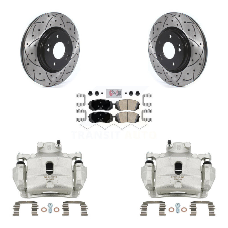 Transit Auto KCD-100268N Disc Brake Kit for 2016-2019 Hyundai Sonata, Kia Optima - Front product image