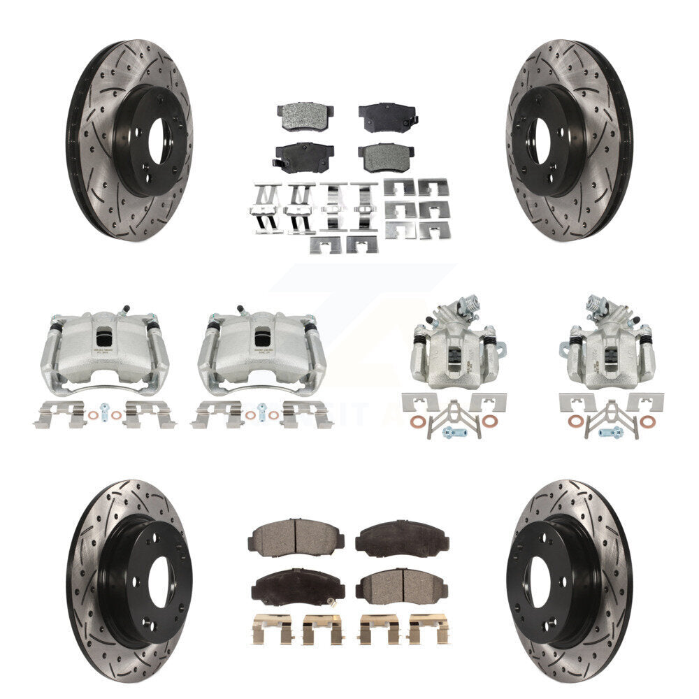 Transit Auto KCD-100268T Disc Brake Kit for 2006-2011 Acura CSX - Front and Rear product image
