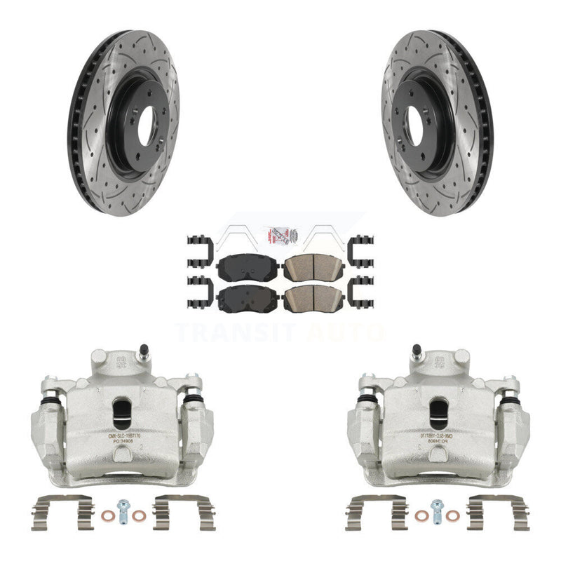 Transit Auto KCD-100269N Disc Brake Kit for 2016-2020 Kia Optima, Hyundai Sonata - Front product image