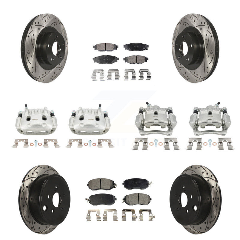 Transit Auto KCD-100269P Disc Brake Kit for 2011-2014 Subaru Impreza, Subaru Forester - Front and Rear product image