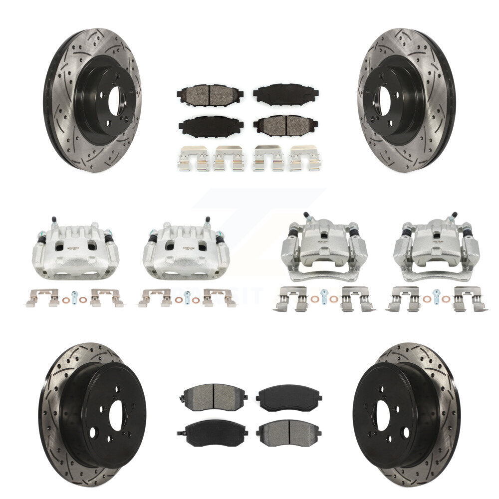 Transit Auto KCD-100269S Disc Brake Kit for 2008-2013 Subaru WRX, Subaru Impreza, Subaru Forester - Front and Rear product image