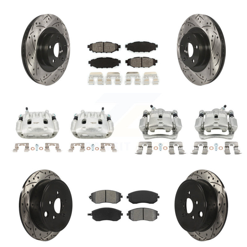 Transit Auto KCD-100269S Disc Brake Kit for 2008-2013 Subaru WRX, Subaru Impreza, Subaru Forester - Front and Rear product image