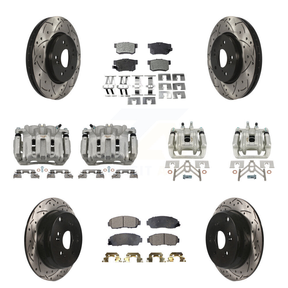 Transit Auto KCD-100269T Disc Brake Kit for 2007-2012 Acura RDX - Front and Rear product image