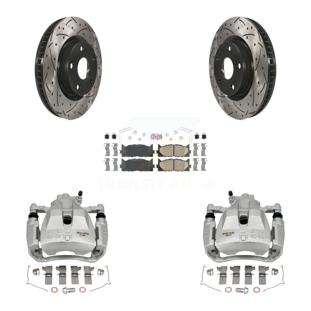 Transit Auto KCD-100270N Disc Brake Kit for 2007-2018 Lexus ES300h, Toyota Avalon, Toyota Camry & more - Front product image