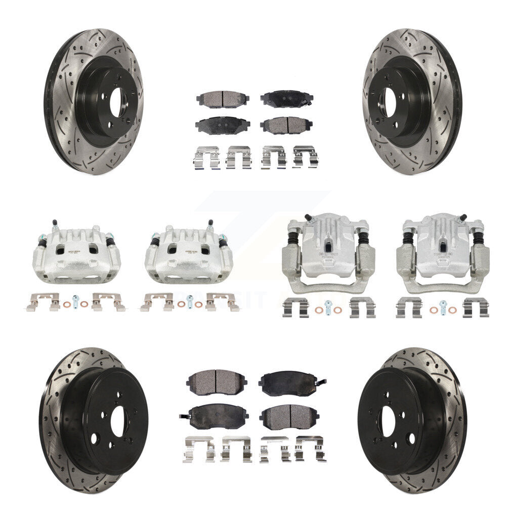 Transit Auto KCD-100270P Disc Brake Kit for 2010-2012 Subaru Legacy, Subaru Outback - Front and Rear product image