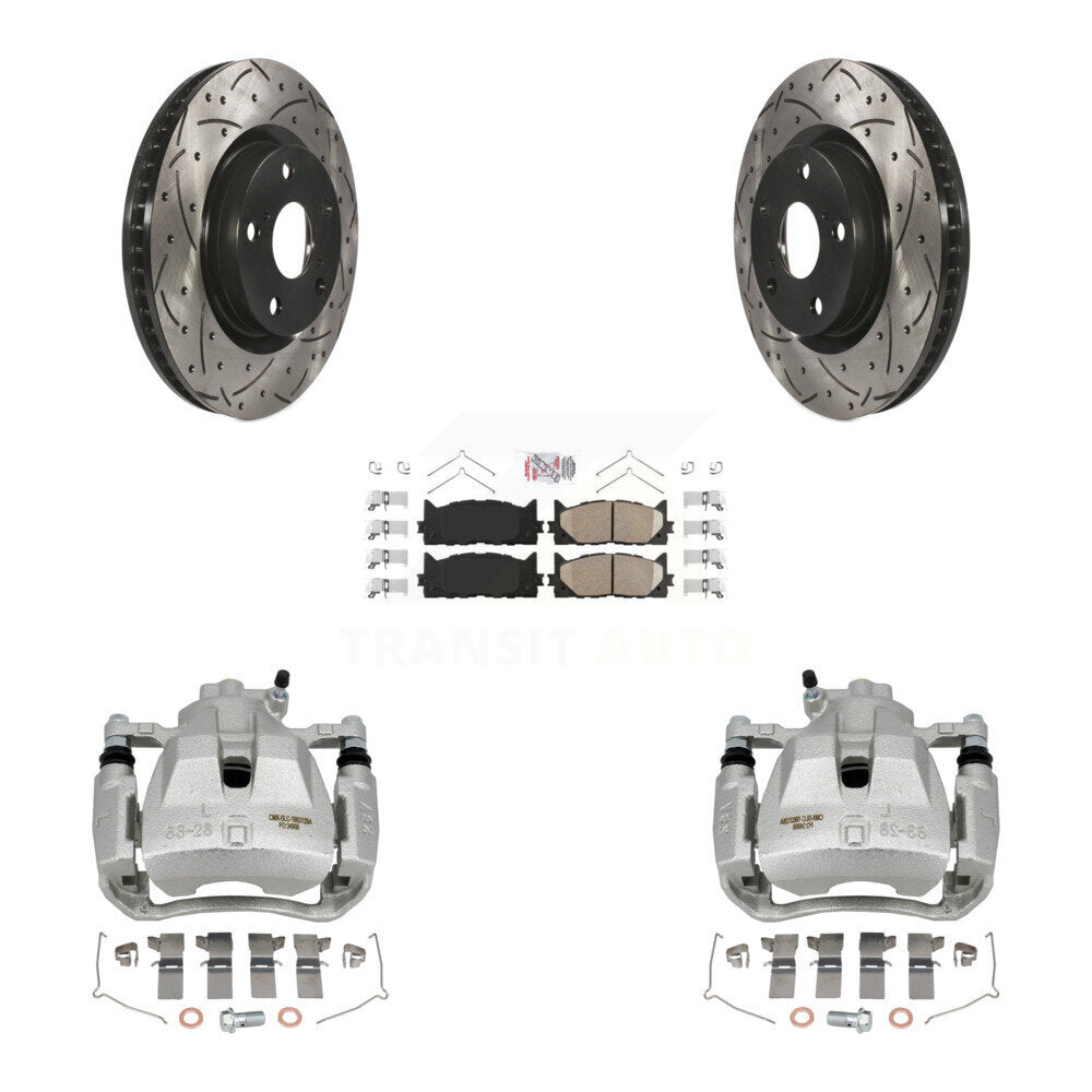 Transit Auto KCD-100271N Disc Brake Kit for 2007-2018 Lexus ES300h, Toyota Avalon, Toyota Camry & more - Front product image