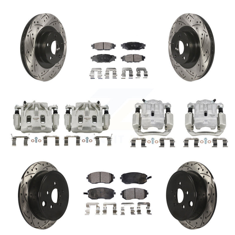 Transit Auto KCD-100271P Disc Brake Kit for 2012 Subaru Legacy - Front and Rear product image